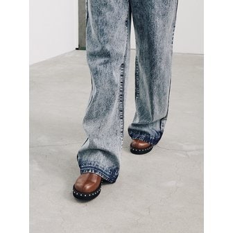 셀레디프 barnet stud clogs _brown