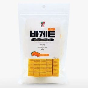 강아지 덴탈 간식 단호박 120g 바게트츄 유산균 애견