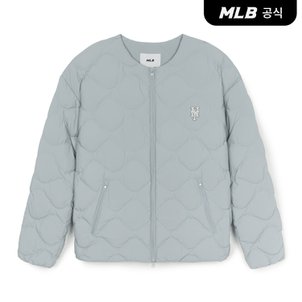 MLB [엠엘비코리아공식] 베이직 U넥 경량 숏패딩 NYM (L.Grey)