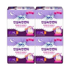 쏘피 일반생리대 안심숙면팬티 XL 4P x 4팩