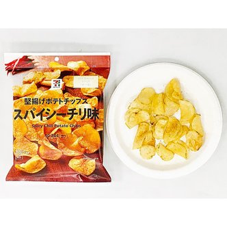  일본 세븐일레븐 세븐프리미엄 카키아게 포테이토 칩 스파이시 칠리맛 50g