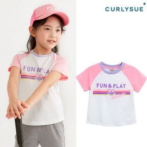 아동 레글런 티셔츠 COM1XATS41_P302942274