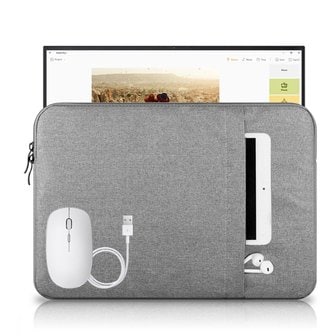 에스티나인 심플 포켓 노트북파우치 갤럭시북 이온 플렉스 13인치 15인치 맥북16인치 그램17인치