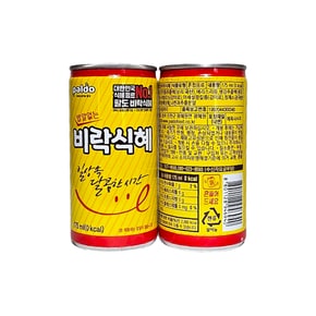 밥알없는 비락 식혜 미니캔 사우나 175ml x 10개