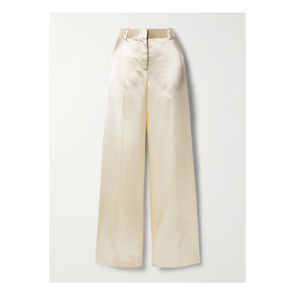 앙코르 새틴 스트레이트 팬츠 크림 1647597335450344