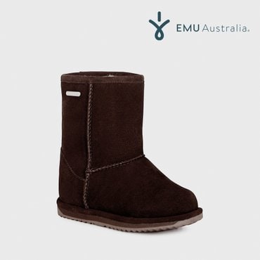 EMU Australia [공식판매처] 이뮤 키즈 Brumby Low 어그 부츠 Espresso