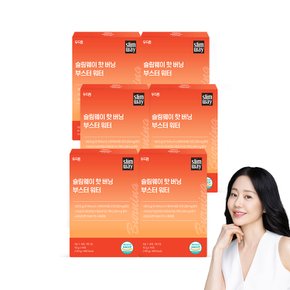 슬림웨이 핫 버닝 부스터 워터 14포 X 6박스(12주분) 하바노바 복숭아맛 분말 스파클링