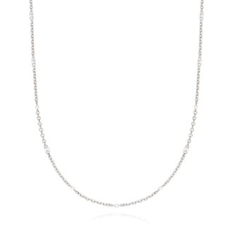 티르리르 에폭 실버 오닉스 화이트  목걸이 TNSSVW4128-W