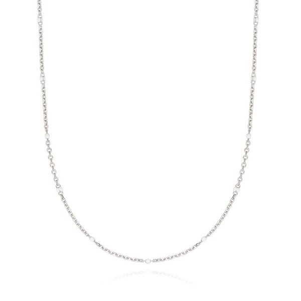 에폭 실버 오닉스 화이트  목걸이 TNSSVW4128-W