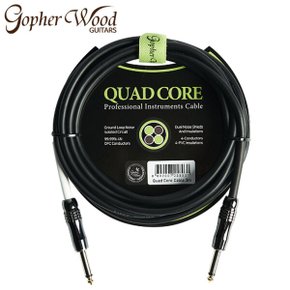 Core Flex 3m 기타 베이스 케이블 고급 패치케이블 악기 전용