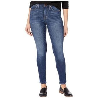 이스퀘어 3690920 Madewell 10 High-Rise Skinny Jeans in Danny Wash  TENCEL Denim Edition