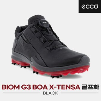 에코 [에코코리아정품]2022 에코 바이옴 G3 보아 X-TENSA 골프화[131834-01001][블랙][남성용]