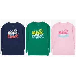 노스페이스키즈 NT7TQ06 키즈 샌드캐슬 롱슬리브 티 KS SANDCASTLE L/S TEE