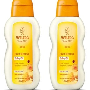 벨레다 베이비 카렌듈라 오일 Weleda Baby Calendula Oil 200ml 2개