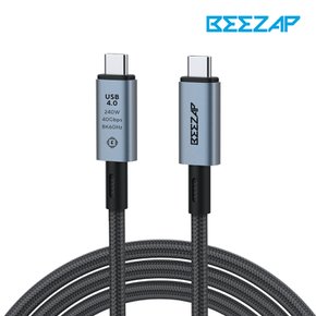 USB4 40G C to C 240W PD3.1 케이블 썬더볼트4 E-mark 5A_1m