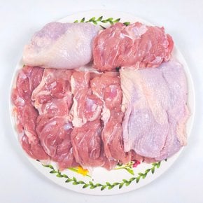 100% 순살 닭다리살 정육 2kg / 브라질산