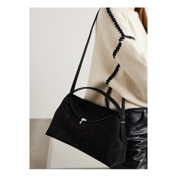 티락 스웨이드 숄더 백 다크 브라운 1647597323453115