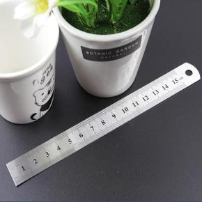 제도용 양면 스틸자 철자 15CM 1P