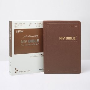 형광펜증정  아가페 영문 NIV BIBLE 대 단본 무지퍼 다크브라운 성경책_P350734096