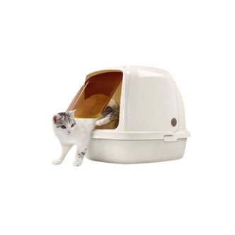  청소편리 하프돔타입 고양이 화장실L 집사필수템