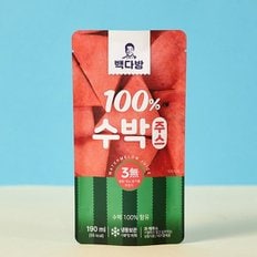 [백종원] 빽다방 100퍼센트 수박주스 190ml*8팩