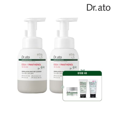 닥터아토 더마 pH밸런스 엉덩이 클렌저 300ml  2입 (민감성/스패설케어)+증정품