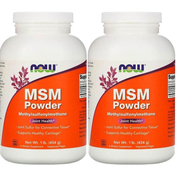 [해외직구] NOW Foods 나우푸드 MSM 파우더 454g 2팩