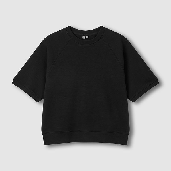 여 스웨트 반팔 셔츠 J116201069099