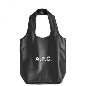 우먼 A.P.C. 아페쎄 Ninon 스몰 토트 백 가방 - 블랙 PUAAT-M61861-LZZ