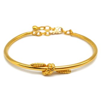 골드리카(Gold Rica) [골드리카]순금 할로우 매듭 팔찌 11.25g+18K잠금