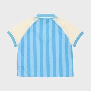 W SOCCER CROP T-SHIRTS [SKY BLUE]