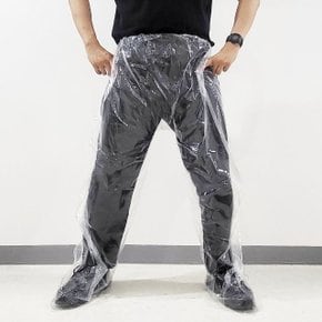 밴딩형 비닐 방수 바지 갯벌 작업 농사 용 체험학습 일회용 비옷