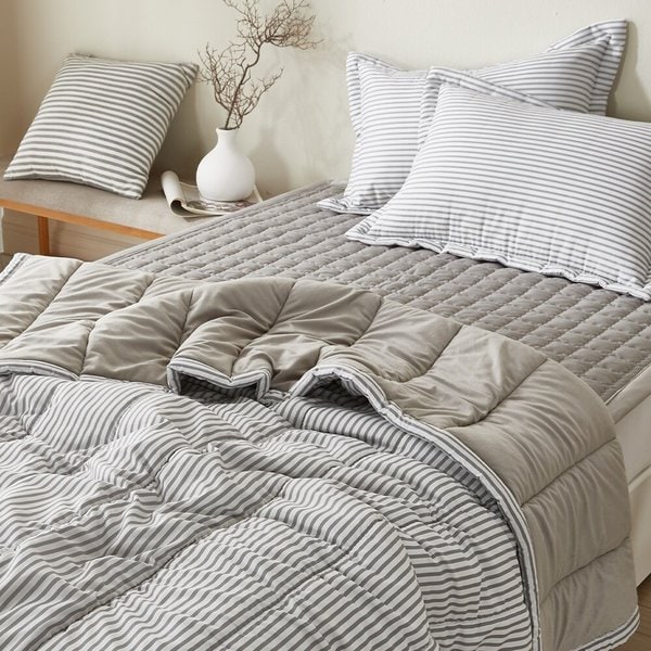 리브린 빈티지웨이 세미마이크로 극세사 차렵이불 풀세트 SS