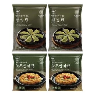 텐바이텐 사옹원깻잎전&녹두빈대떡400gx4 (총1,600g)