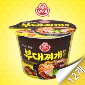 [오뚜기] 부대찌개라면 용기면 115g x 12개입