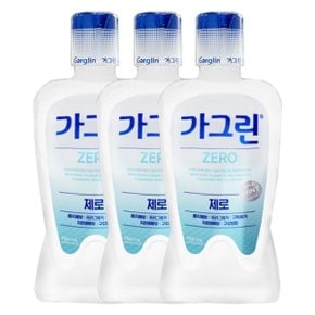 제로 구강청결제 750ml x3