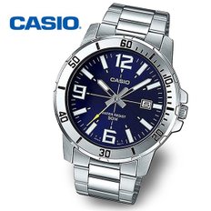 [정품] CASIO 카시오 남성 야광 정장 메탈시계 MTP-VD01D-2B