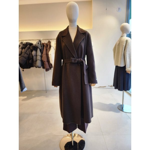 [여주점] [JJ 지고트] 여성 울 캐시미어 블렌드 로브 핸드메이드 코트 GRBA0CTJ71