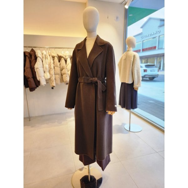 [여주점] [JJ 지고트] 여성 울 캐시미어 블렌드 로브 핸드메이드 코트 GRBA0CTJ71