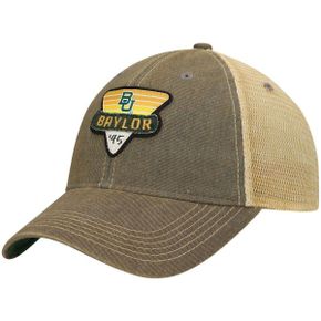 4573286 LEGACY ATHLETIC Mens Gray Baylor Bears Legacy Point Old Favorite Trucker Snapback