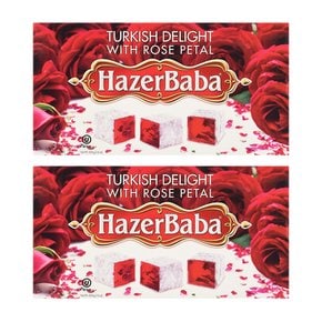 Hazer Baba 터키쉬 딜라이트 로즈 454g 2팩