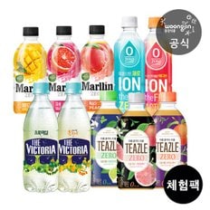 체험팩 모음 500ml (이온더핏/티즐/자연은/더 빅토리아)