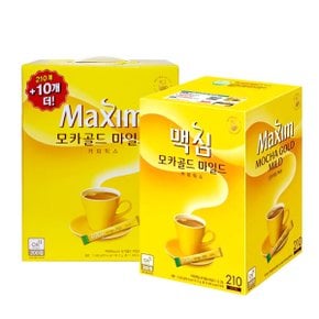 맥심 모카골드 마일드 커피믹스 210T X 2개