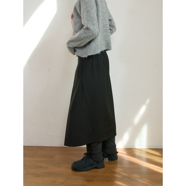 Classic Pleats Skirt_Black
