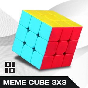 밈큐브 3X3 스티커리스_P334174261