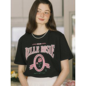 Belle Rose T-shirt - Black