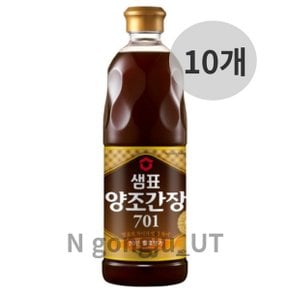 샘표 발효명가 볶음요리 소스 701 양조간장 860ml10개