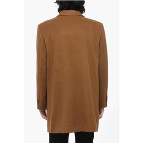 키드슈퍼 코트 CAPPOTTO MARRONE A DOPPIOPETTO Brown