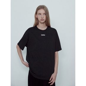 NECK RUBBER LOGO COTTON T-SHIRT_NHTS5263