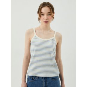 Eddy stripe sleeveless_Sky blue